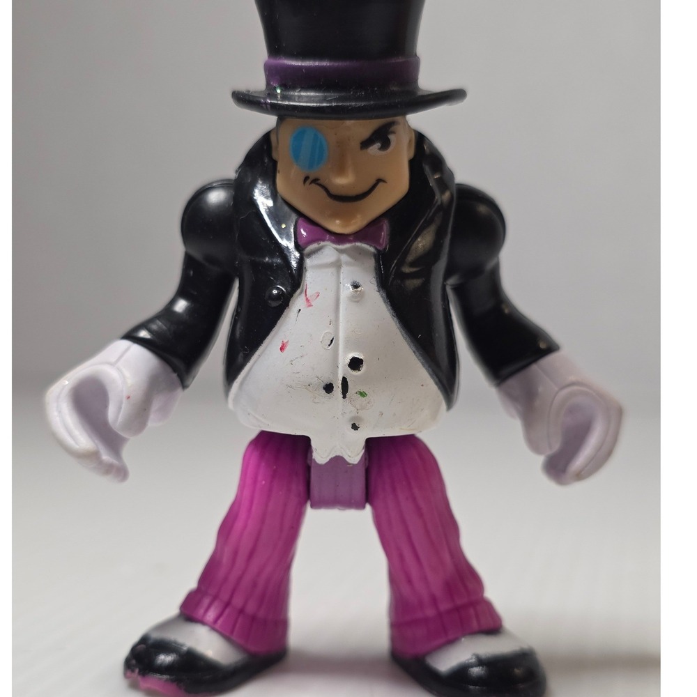 Fisher-Price Imaginext Penguin Action Figure 3in Purple Black Fair (S15)